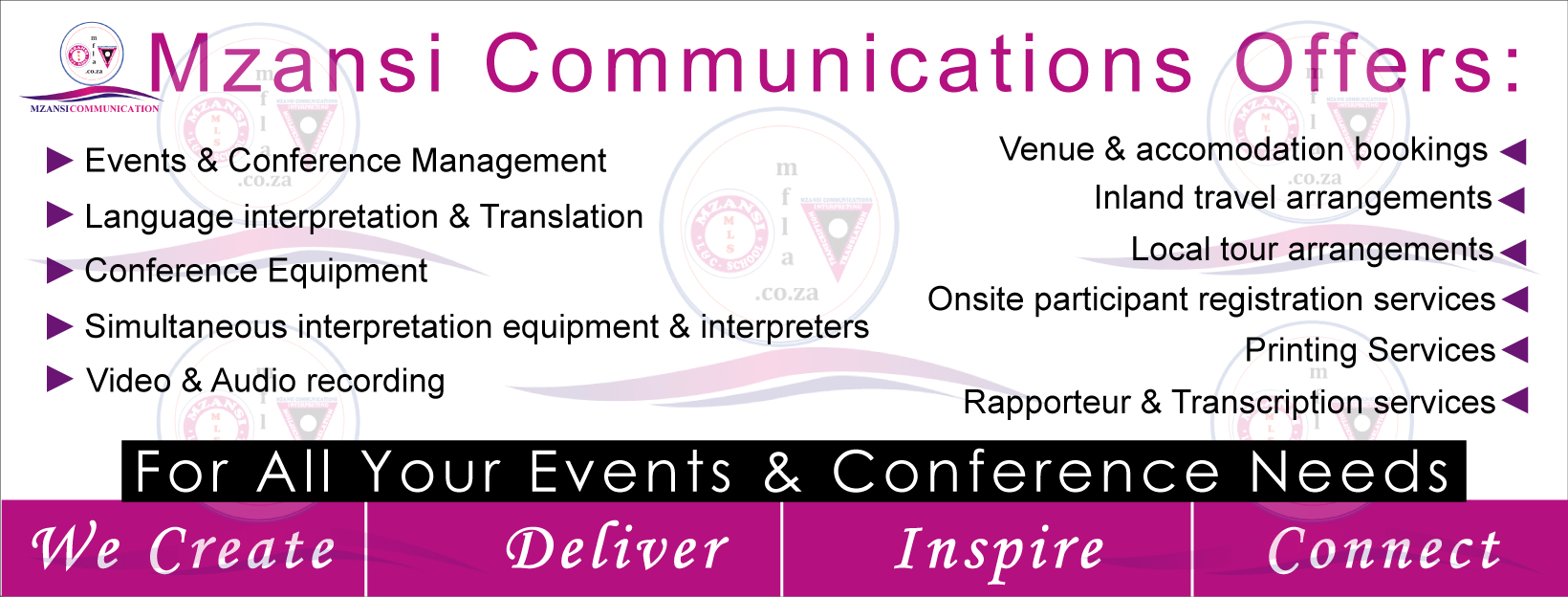 EVENT MANAGEMENT COMPANY SOUTH AFRICA
